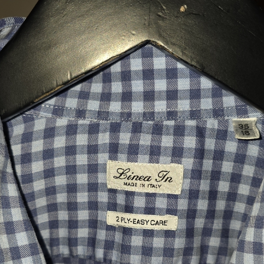 Blue Checkered Men's Shirt